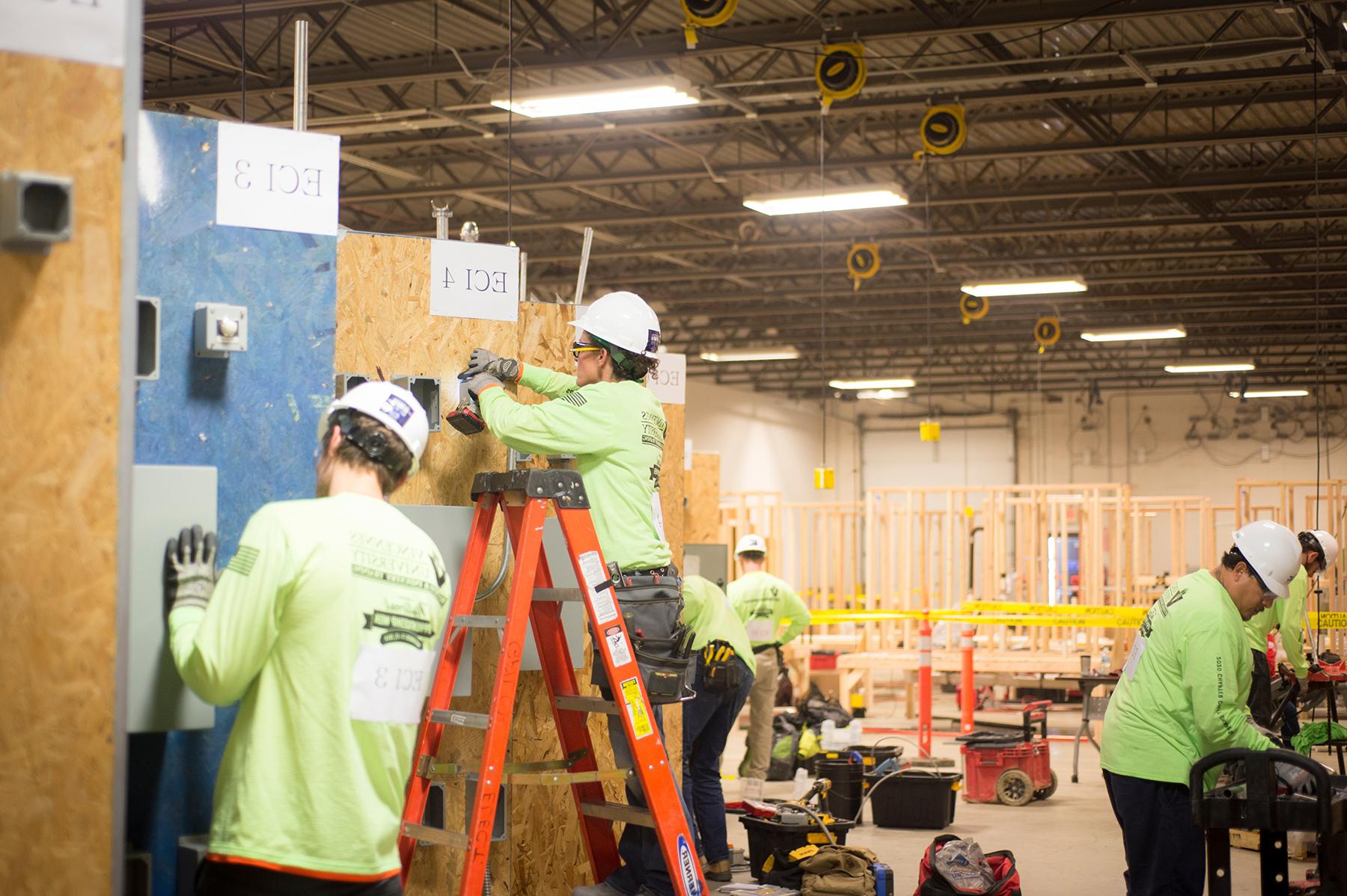 Construction work on National Apprenticeship Week